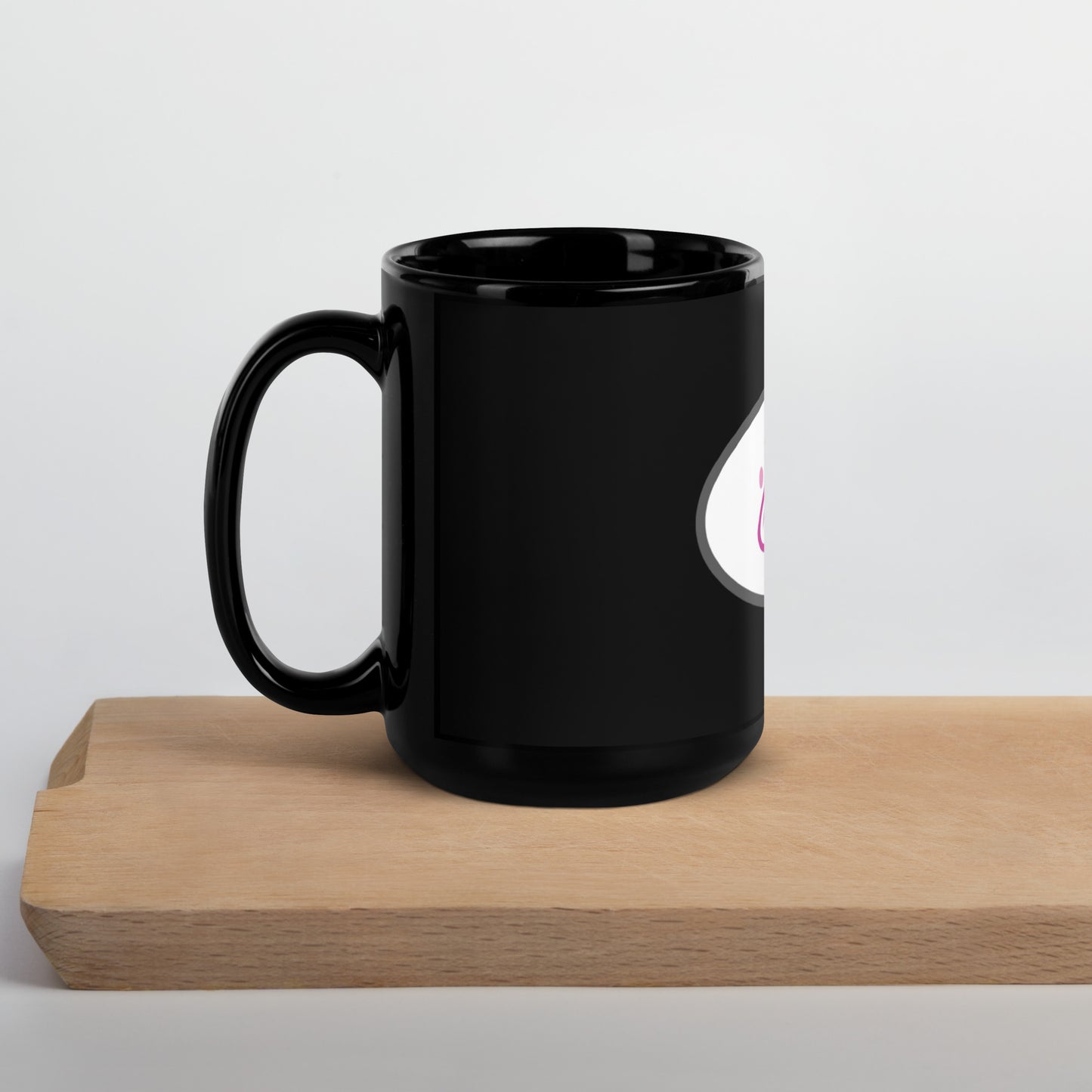 Black Glossy Mug